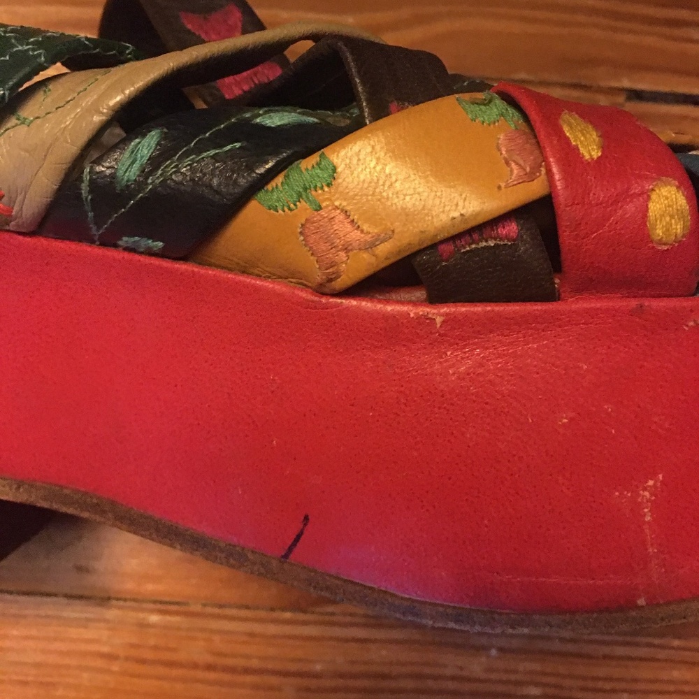 HOST PICK! 70's Vintage YSL Woven Platforms - Size 9 - Picture 11 of 11